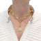 Collier Collier Pomellato, "Sabbia", or rose et diamants bruns. 58 Facettes 33271