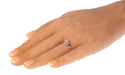 Ring 57 you and me diamond ring 58 Facettes 20335-0078