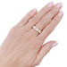 Ring 56 Alliance full circle yellow gold, diamonds. 58 Facettes 32326