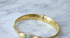 Bracelet Emerald and diamond snake bangle bracelet 58 Facettes