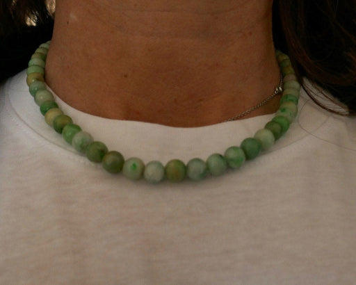 Collier Collier De Perles De Jade jadéite A 58 Facettes