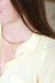 Necklace Rose gold fancy mesh necklace 58 Facettes