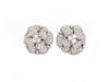 CHANEL camelia earrings 18k white gold and diamonds 58 Facettes 239244