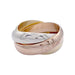 Ring 52 Cartier “Trinity” ring in 3 golds, large model. 58 Facettes 32825