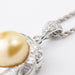 Collier 18kt gold, diamonds and pearl necklace 58 Facettes