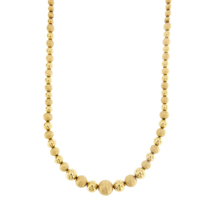 Collier Collier sphères Or jaune 58 Facettes 35584