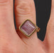 Bague 58 Bague ancienne améthyste et or 58 Facettes APGBA