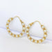 Earrings Yellow gold and pearl earrings 58 Facettes 27556