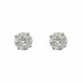 1,13 carat diamond and white gold stud earrings 58 Facettes 22-173