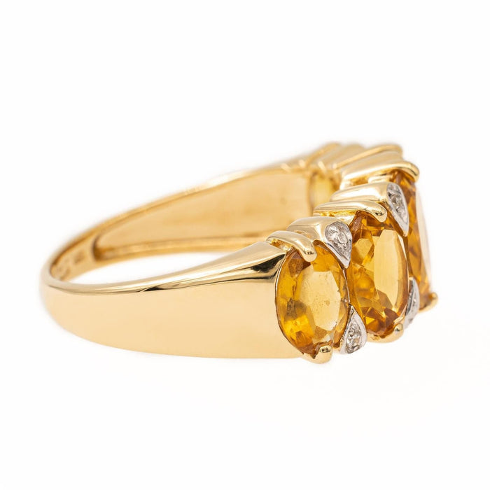 Bague 53 Bague Cocktail Or jaune Citrine 58 Facettes 2112642CN