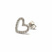 Earrings Heart earring Diamonds Gold 58 Facettes