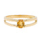 Bague 52 Bague Or jaune Citrine 58 Facettes 2679586CN