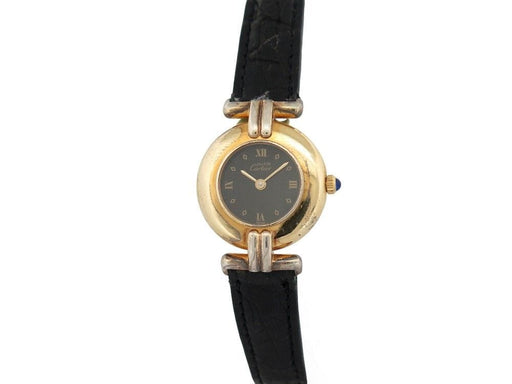 Montre vintage montre must de CARTIER colisee vermeil or 23mm quartz 58 Facettes 253348