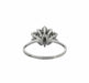 Ring 57.5 “DAHLIA” DIAMOND RING 58 Facettes BO/230030/