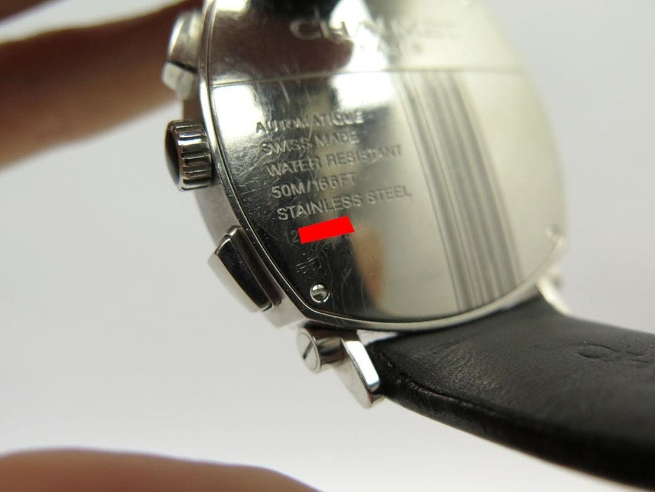 Montre montre CHAUMET dandy chronographe 1229 40 mm acier automatique 58 Facettes 254323
