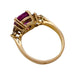 Ring 50 2,84 carat pink sapphire rose gold ring, diamonds. 58 Facettes 31031