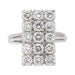 Bague 48 Bague Or blanc Diamant 58 Facettes 2432010CN