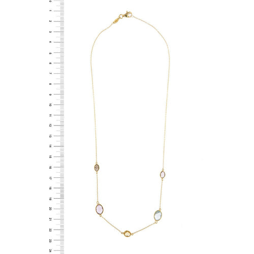 Collier Collier avec topaze et quartz 58 Facettes 34864