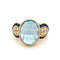 Bague 52 Bague cocktail Diamant Saphir Topaze 58 Facettes