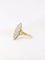 Boucles d'oreilles Bague marquise vintage or jaune diamants 58 Facettes J15