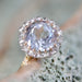Ring 58 Old round aquamarine diamond ring 58 Facettes 22-425