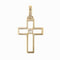 Pendentif Croix diamant et or 58 Facettes 16-229