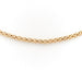 Necklace Popcorn mesh necklace Yellow gold 58 Facettes 1667893CN