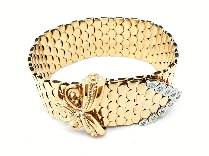 Bracelet Bracelet Manchette Or rose Diamant 58 Facettes 00213CN