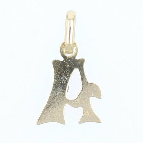 Pendentif Breloque en or Lettre A 58 Facettes 12-077A