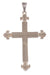 Antique fleur-de-lys cross pendant 58 Facettes 065231