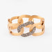 Bracelet Pink gold and white diamonds and cognac bracelet from Pomellato 58 Facettes
