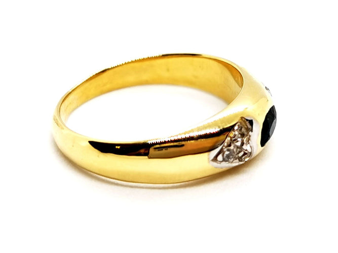 Bague 53 Bague Or jaune Saphir 58 Facettes 1137996CN
