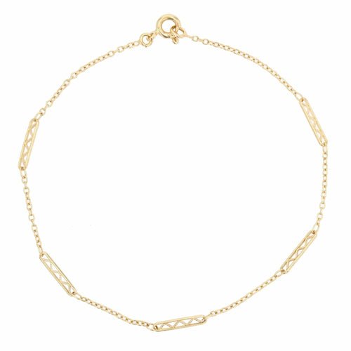 Bracelet Fin bracelet en or chaine 58 Facettes CVBR16