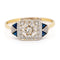 Bague 55 Bague Art Déco Diamants Saphirs 58 Facettes E919E52DD17F4A4997D032EB7C9EE3FA