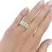 Ring 54 M.Buccellati ring two golds and diamonds 58 Facettes 32466