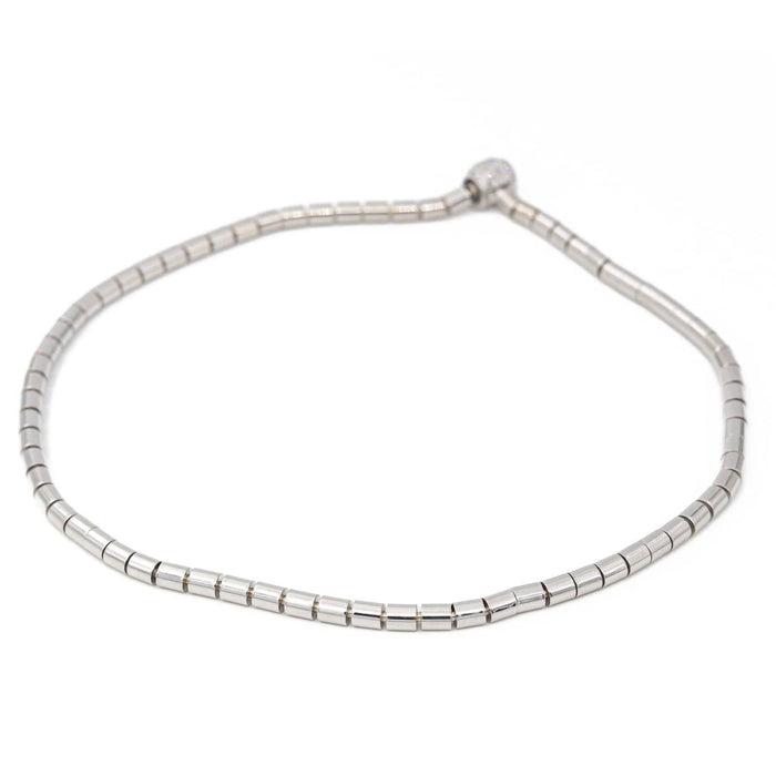 Collier Collier Or blanc Diamant 58 Facettes 2052871CN