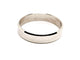Bague 54 Bague Alliance Or blanc 58 Facettes 1178346CD