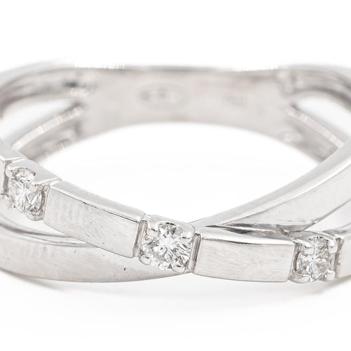 Bague 54 Bague Or blanc Diamant 58 Facettes 2172956CN