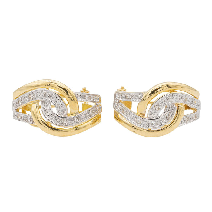 Boucles d'oreilles Boucles d'oreilles Or jaune Diamant 58 Facettes 1740870CN