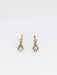 Earrings Leverback earrings Yellow gold Diamonds 58 Facettes J261