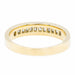 Ring 54 ring Half wedding ring Yellow gold Diamond 58 Facettes 2277582CN