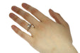 Ring 52 Diamond and pearl engagement ring 58 Facettes 15104-0064