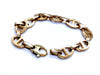 Bracelet Navy mesh bracelet Yellow gold 58 Facettes 990016CD