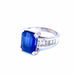 Ring 56 Retro Diamond Sapphire Ring 58 Facettes