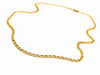 Necklace Navy mesh necklace Yellow gold 58 Facettes 1559883CN