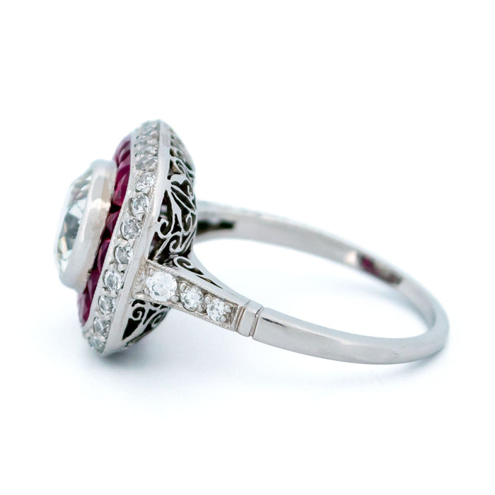 Bague 50.5 Bague Diamant, Rubis, Platine 58 Facettes 3A6514B8226B472F97FCC48828477C0A