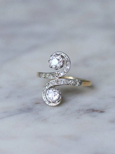 Bague Toi et Moi diamants 58 Facettes