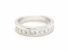 Ring 54 Half wedding ring White gold Diamond 58 Facettes 578776RV