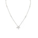 Necklace Tiffany & Co. necklace, "Victoria, flower corolla pendant", platinum, diamonds. 58 Facettes 32130