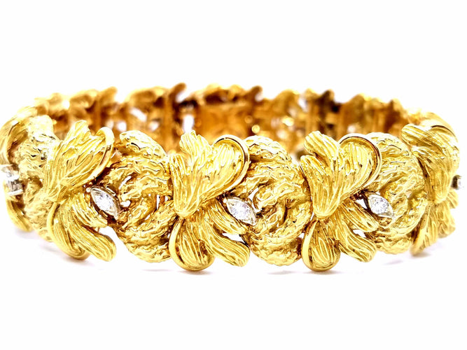 Bracelet Bracelet Or jaune Diamant 58 Facettes 875554CN